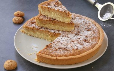 Torta di ricotta e amaretti