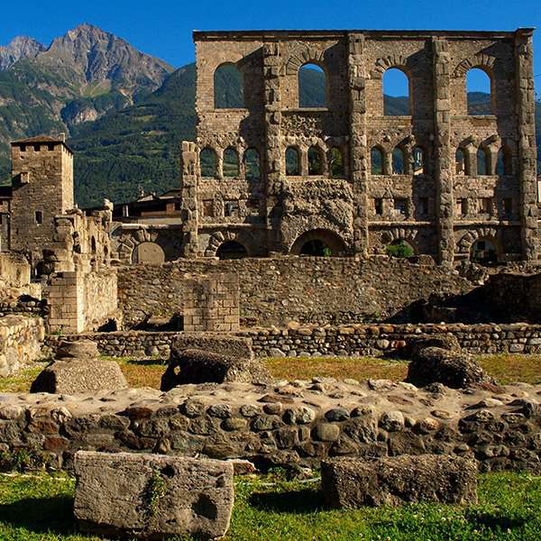 Aosta Romana - Teatro romano Aosta Romana - Teatro romano